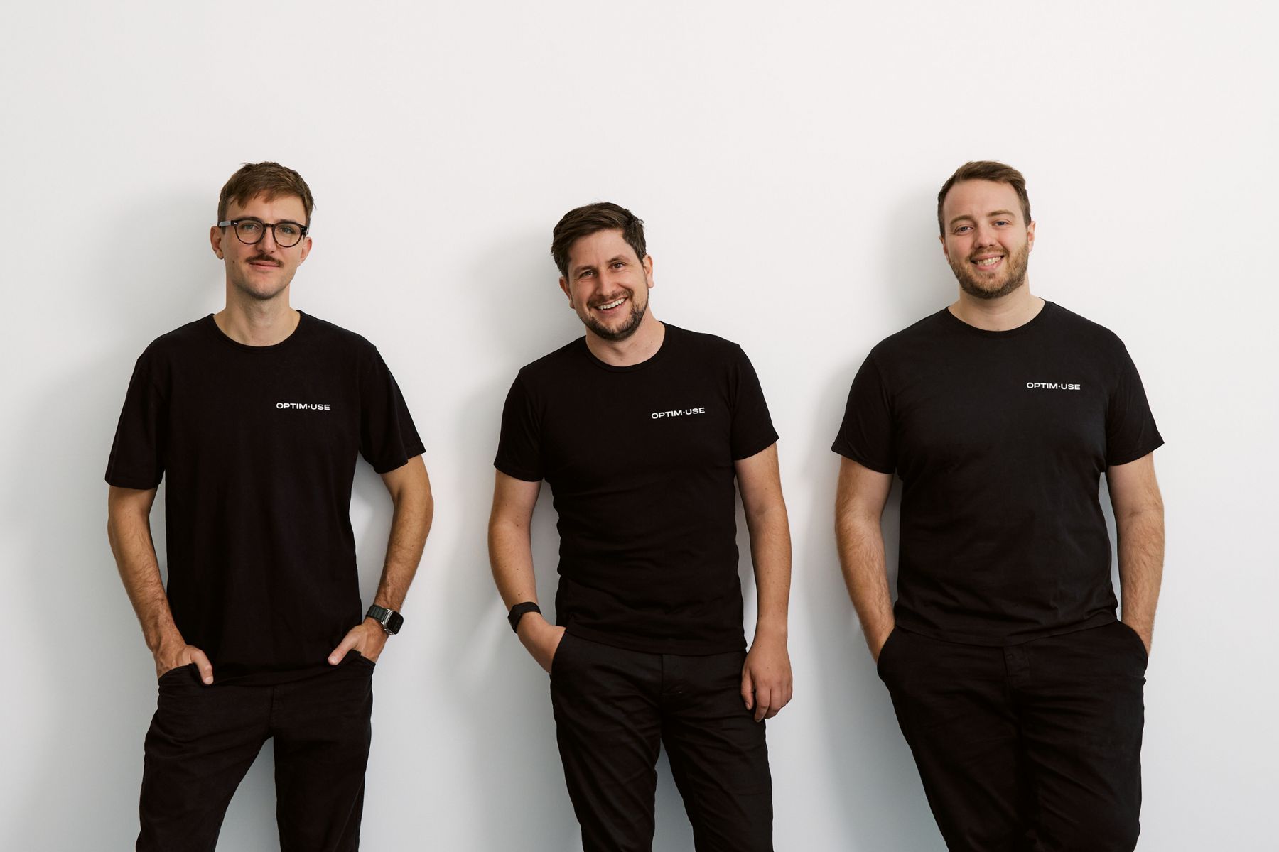 Optimuse founders Fabian Pitscheider (left), Dominik Pezzei (centre), and Felix Maximilian Hoffer