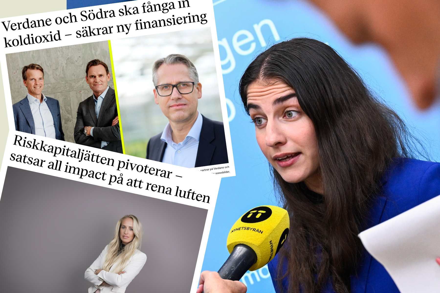 Klimat- och miljöminister Romina Pourmokhtari. Foto: TT.