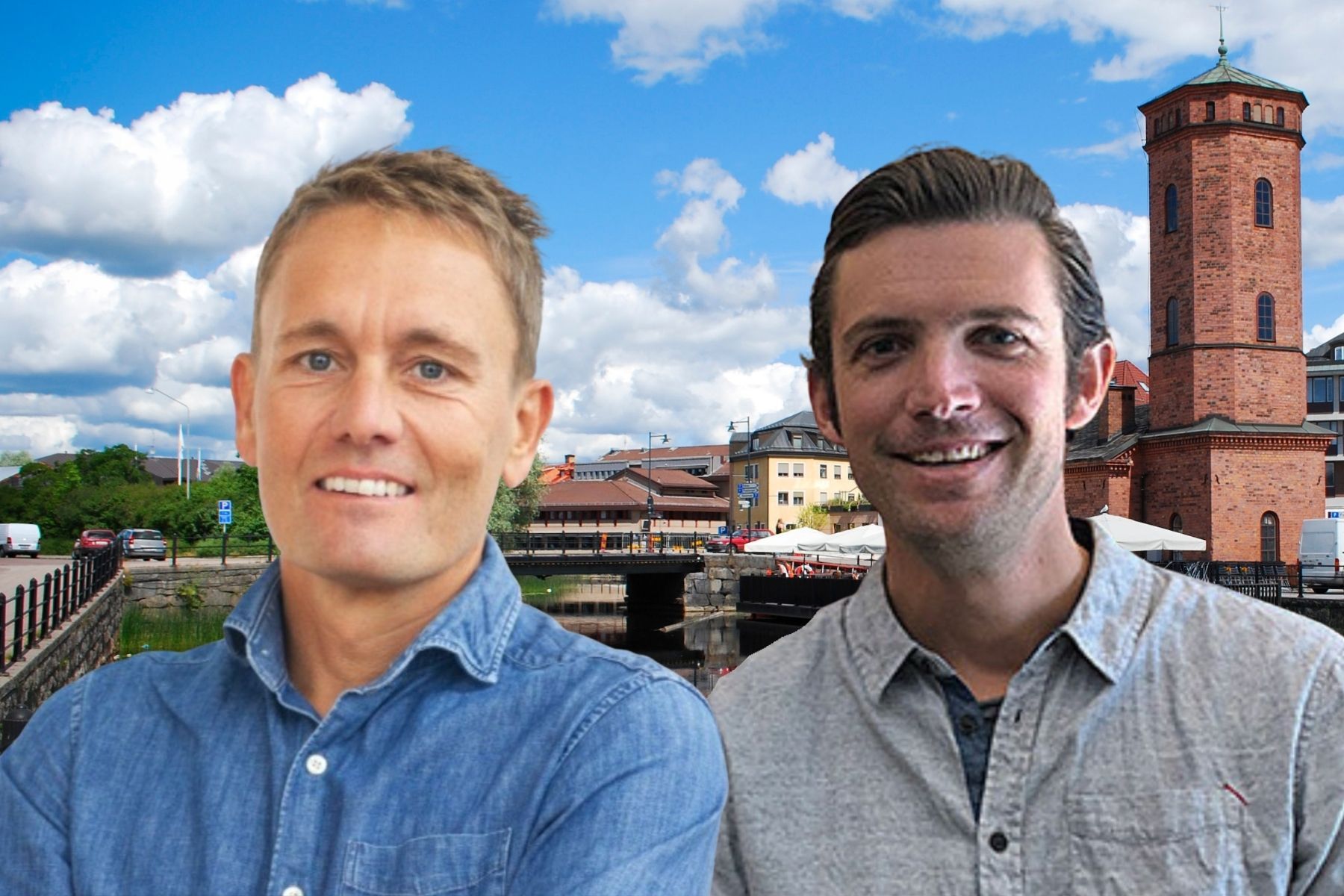 Henrik Hansen och Fredrik Karlberg på Jonna. Foto: Pressbilder (montage).