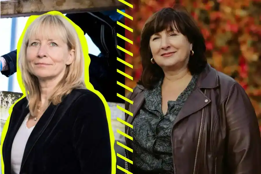 Chatarina Schneider, vd på Swedish Algae Factory och Jane Walerud, investerare. Foto: pressbilder.