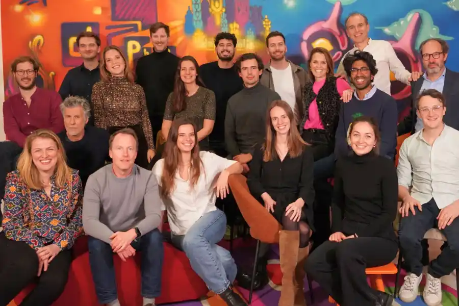 The team at VC firm Daphni pose for a picture. Supplied