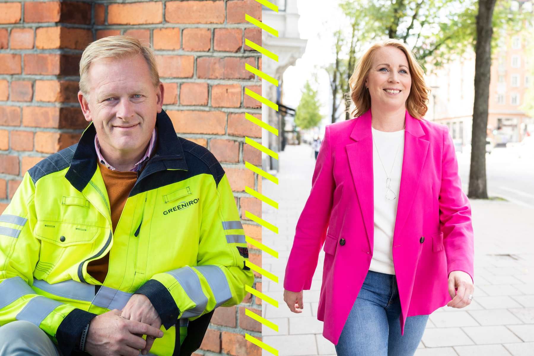 Grundaren Edward Murray och styrelseledamoten Annie Lööf. Foto: press och TT.