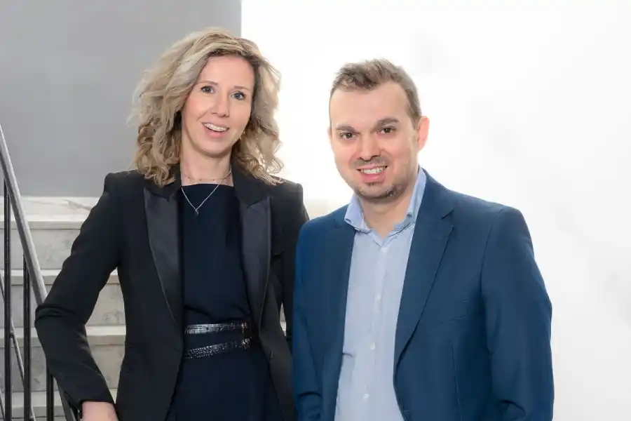 Cristina Paun och Jacinto Sá, grundare av Peafowl Plasmonics. Foto: pressbild.