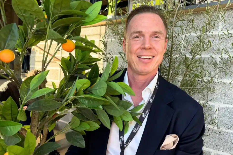 Robert Carlsson, grundare och vd för Green City Farming. Foto: Impact Loop.