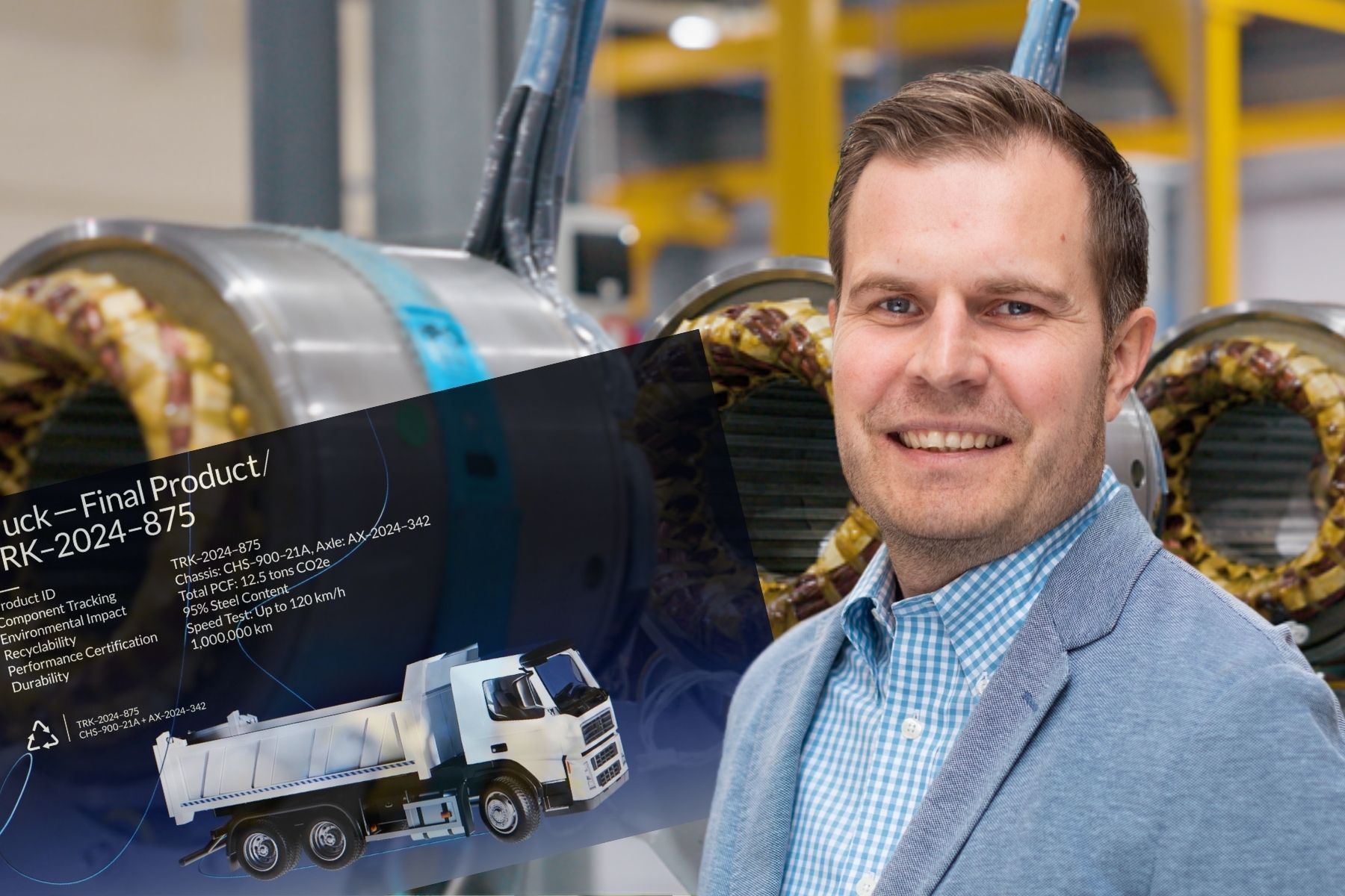 Victor Andersson, vd och medgrundare av Chaintraced. Foto: Pressbilder (montage).