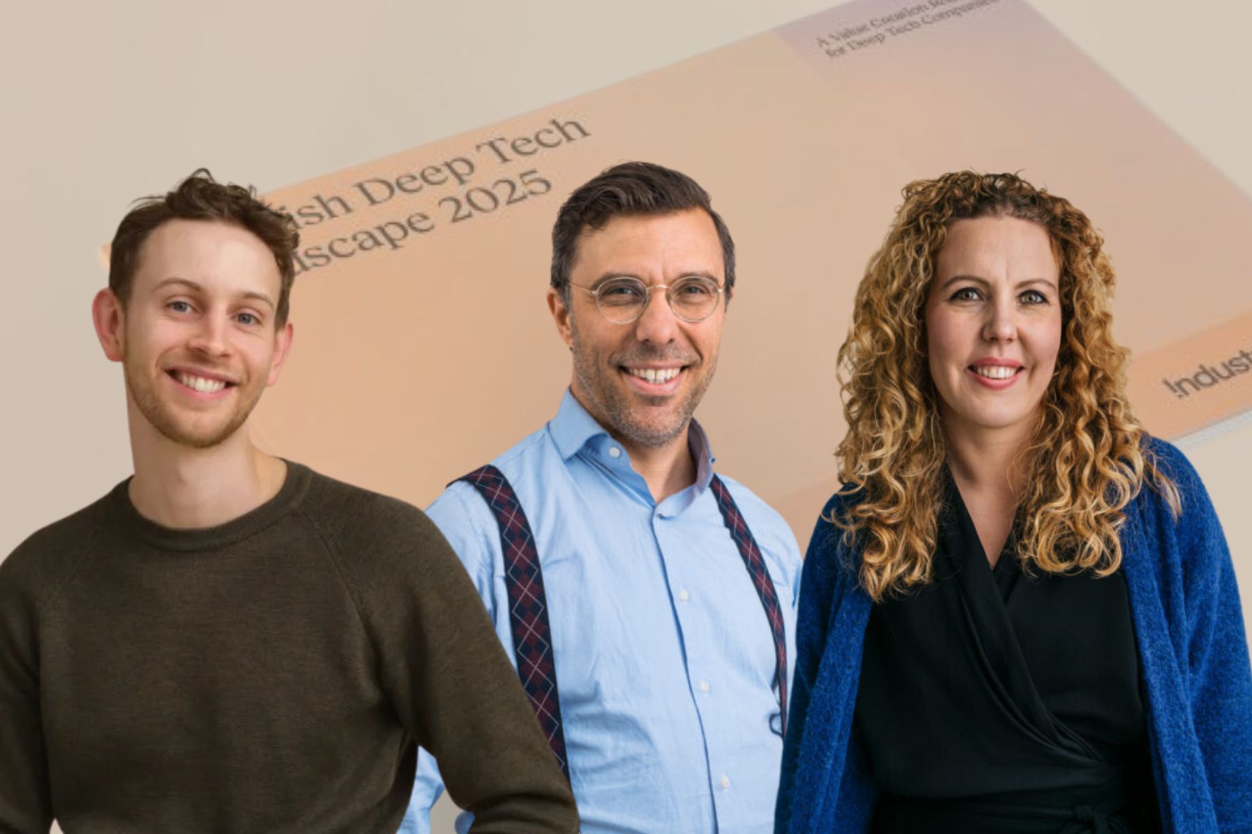 Mattias Bertolino, Patrik Sobocki och Sara Frykstrand Ångström på Industrifonden. Foto: Pressbilder.