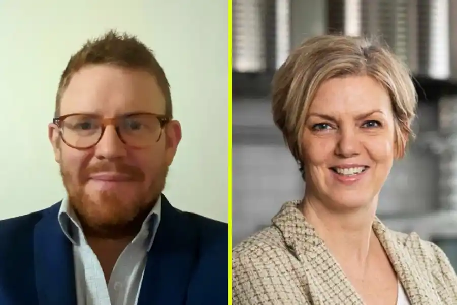 Karl Swensson och Marika King, Pinc. Foto: Pressbild