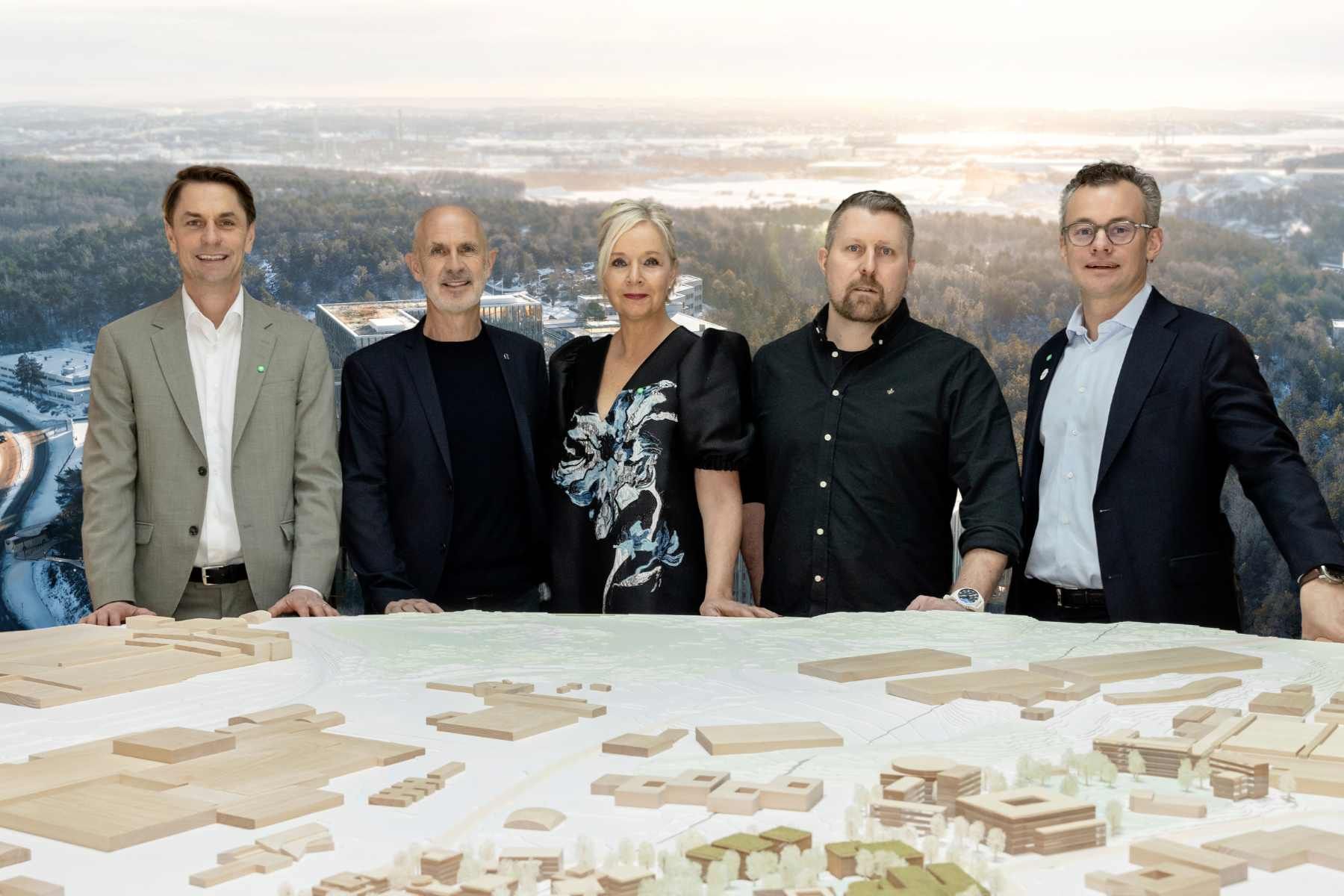 Jacob Torell, Next Step Group, Jim Rowan, Lisa Thorén och Anders Bell, Volvo Cars och Joel Ambré, Vectura. Foto: Petra Björstad.