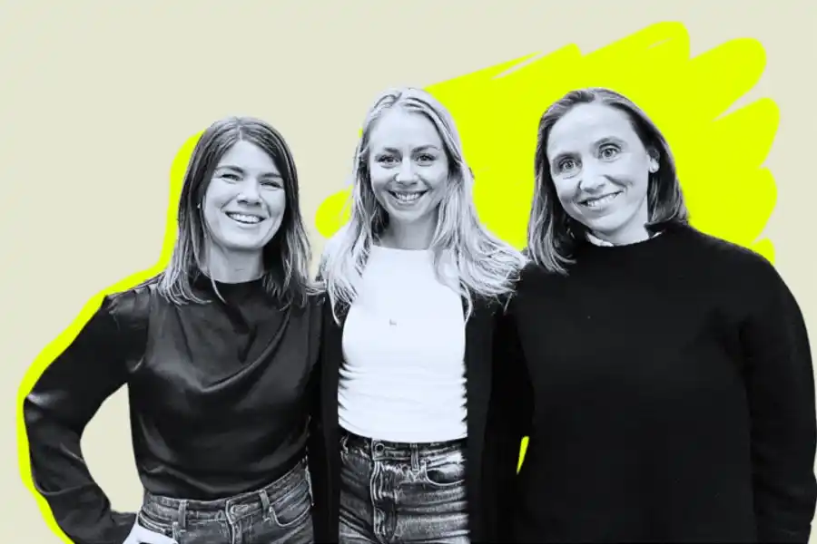 Kristin Högdahl, Frida Emilsson och Frida Bunner. Foto: Diana Demin.