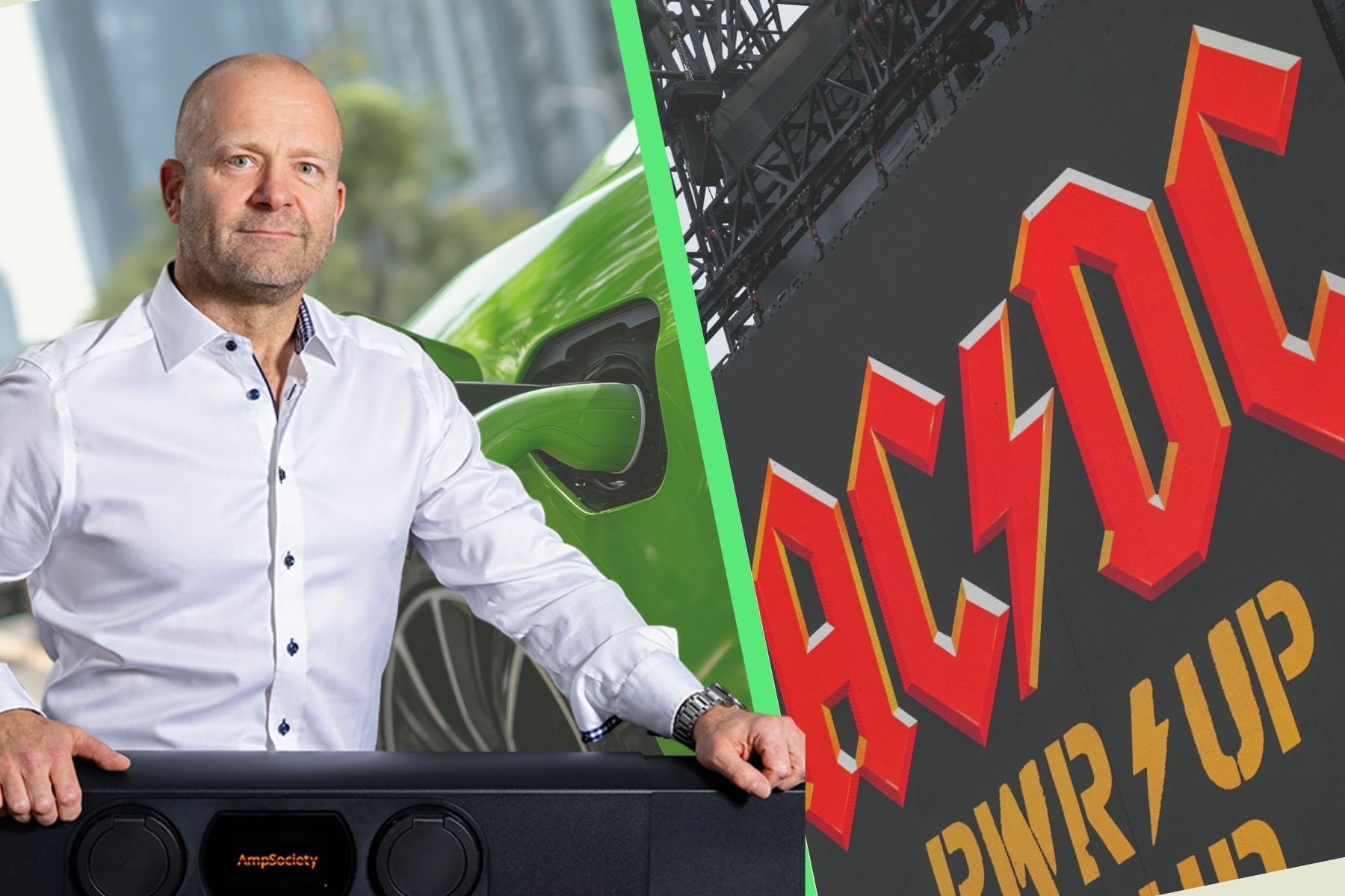 Henrik Fries, chef för forskning och utveckling på Ampsociety. Foto: Pressbilder / TT (montage).