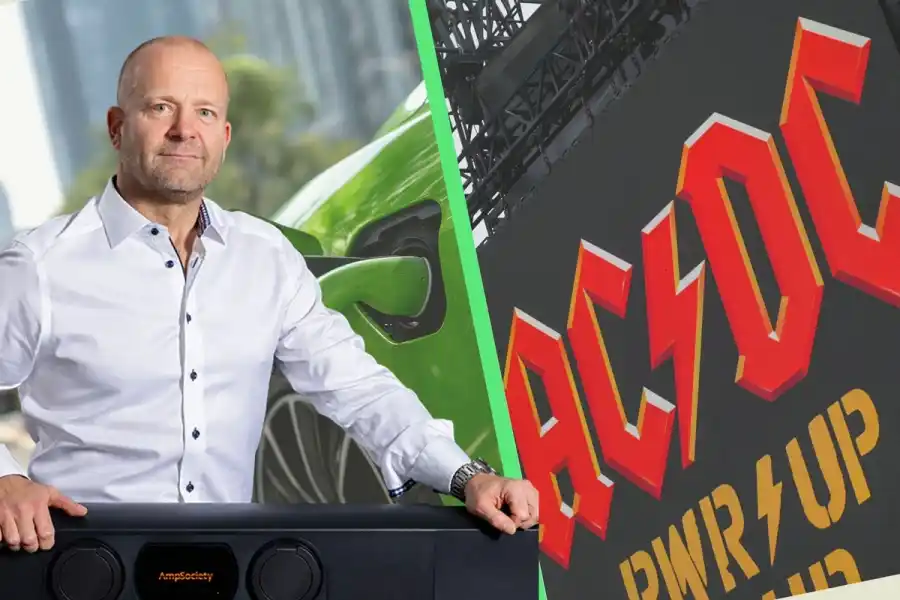 Henrik Fries, chef för forskning och utveckling på Ampsociety. Foto: Pressbilder / TT (montage).