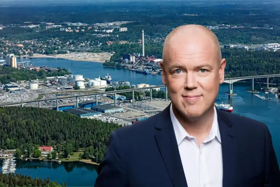 Måns Frostell, vd Södertälje Hamn. Foto: Pressbilder.