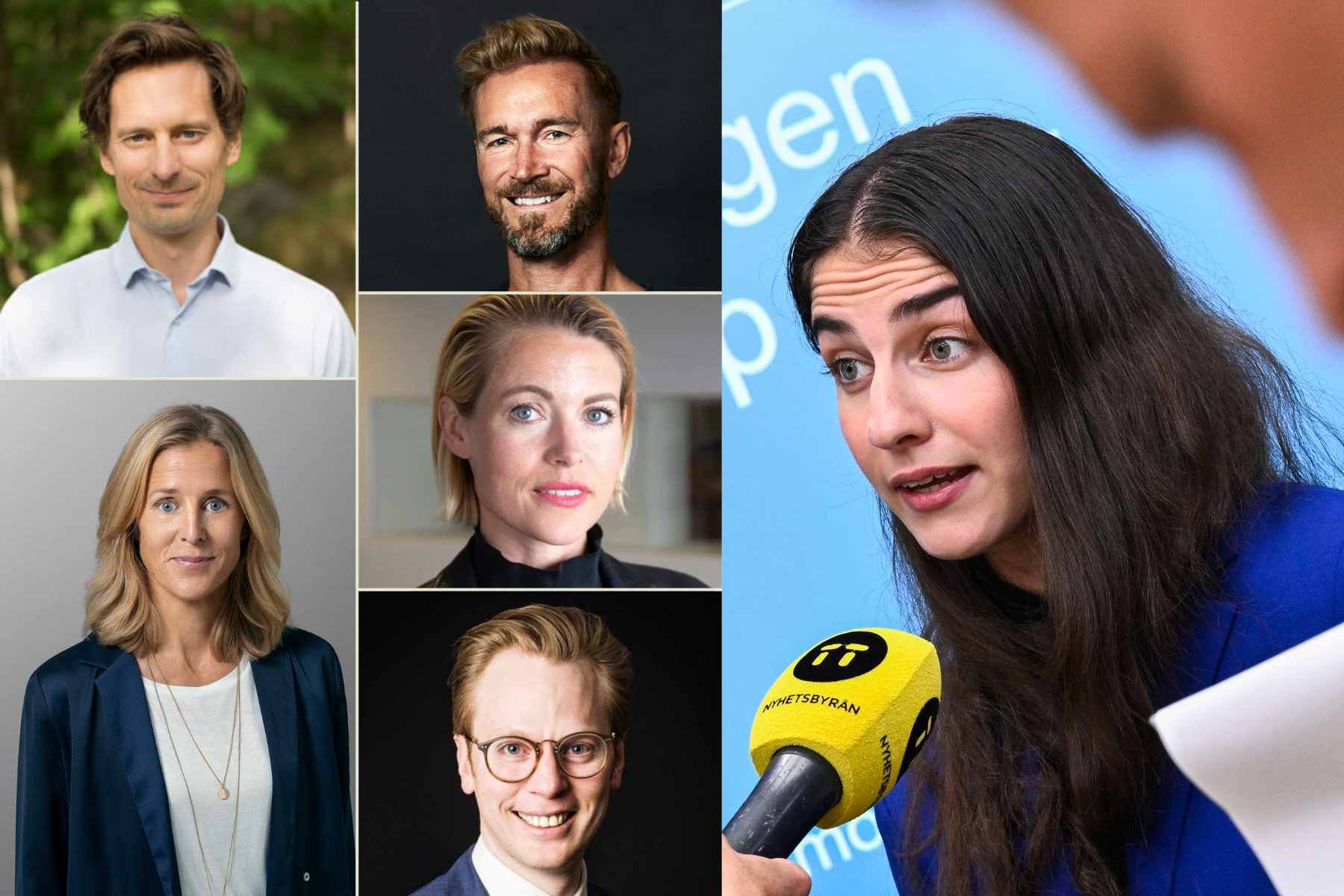 Kalle Nilvér, GoClimate, David Frykman, Norrsken VC, Maria Smith, Axfoundation, Sara Wimmercranz, Backing Minds, Ingmar Rentzhog, WeDontHaveTime och Romina Pourmokhtari, klimat- och miljöminister.