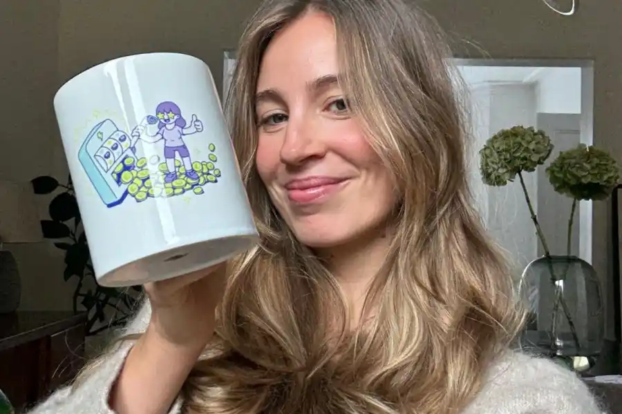 Tamara Ciullo, co-founder and CCO at Cariqa, enjoys a good flat white. Supplied