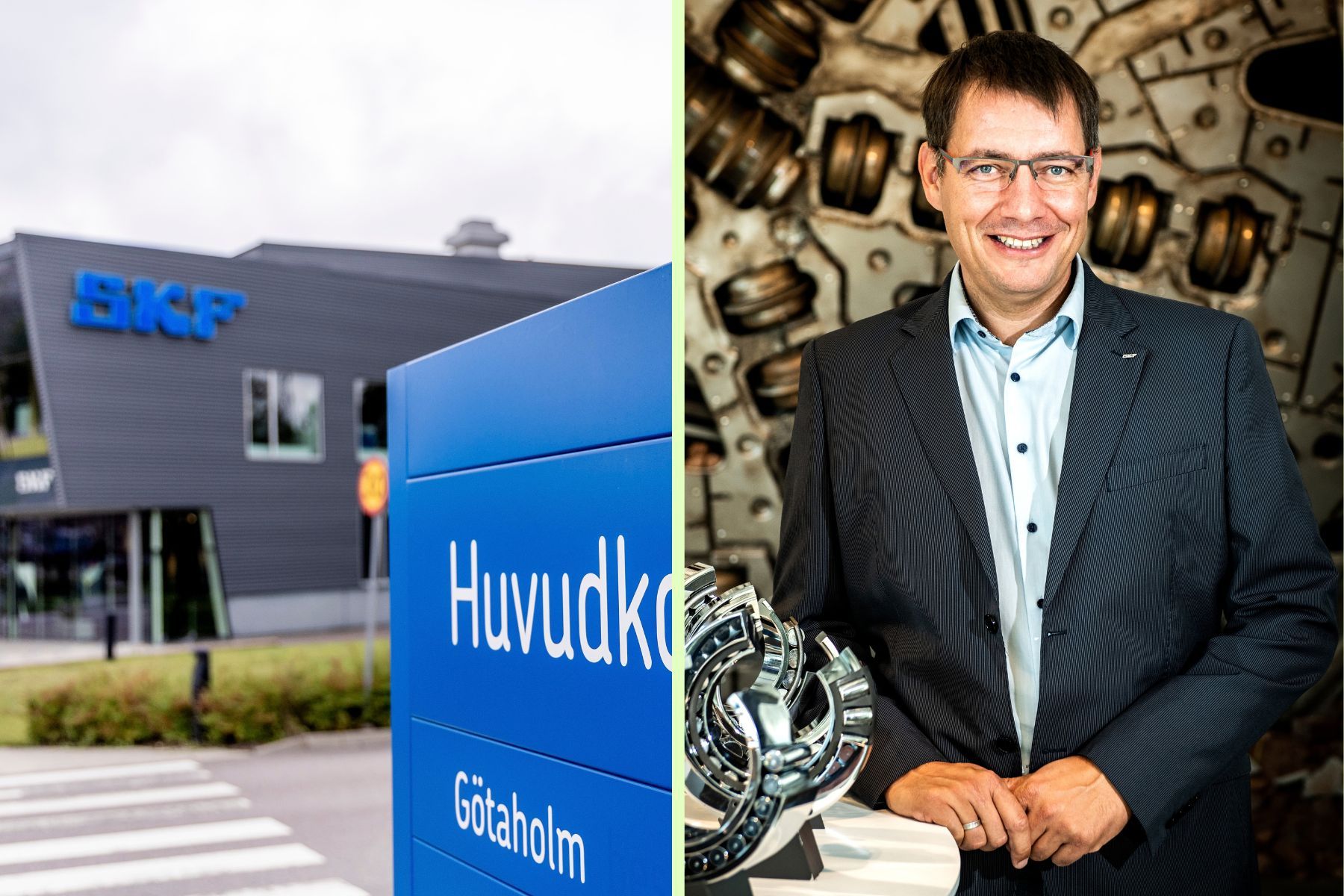 Thomas Grubbauer, global branschansvarig för flödesmaskiner på SKF. Foto: TT/press.