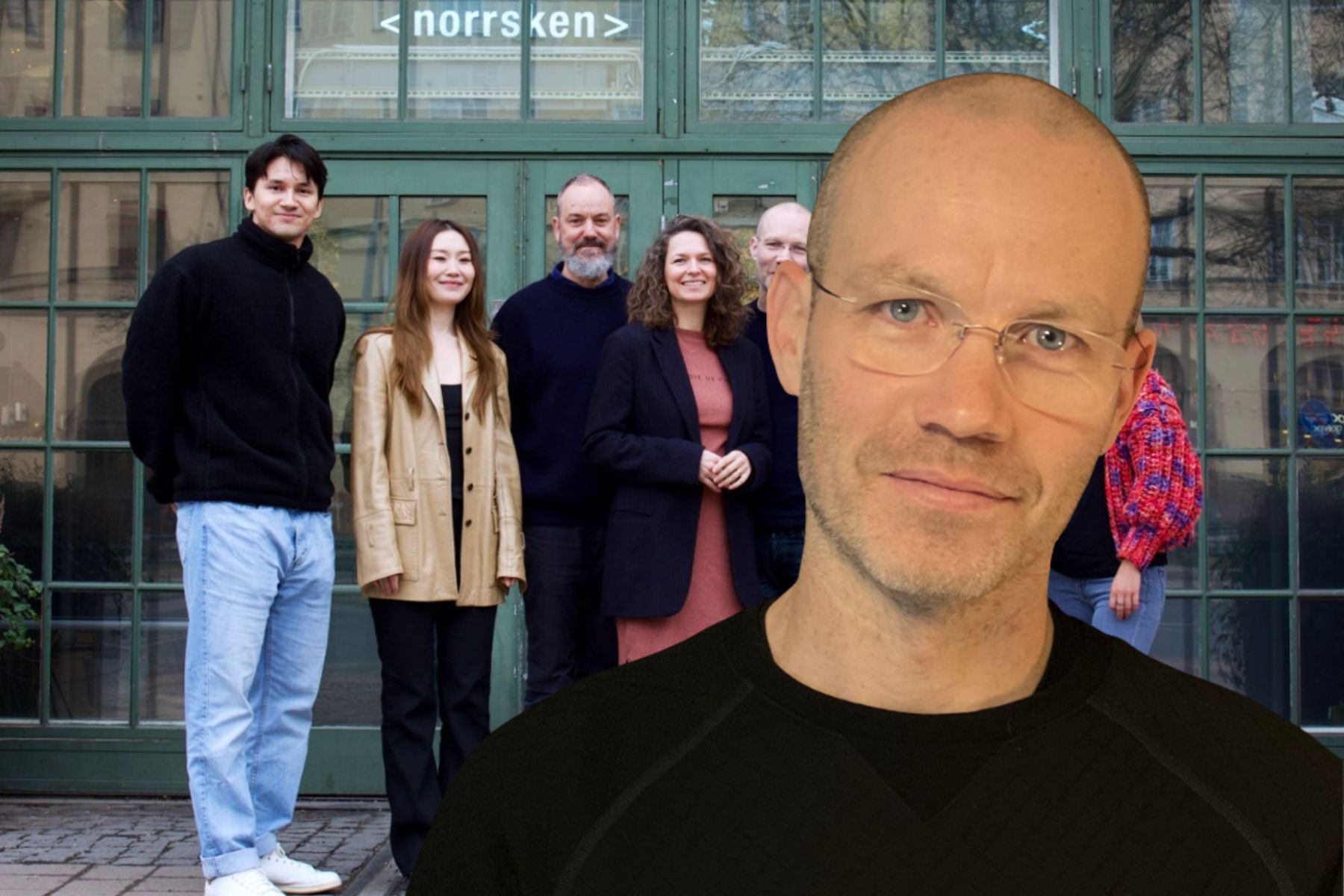 Petter Palander och delar av The Climate Action Agencys team. Foto: pressbilder.