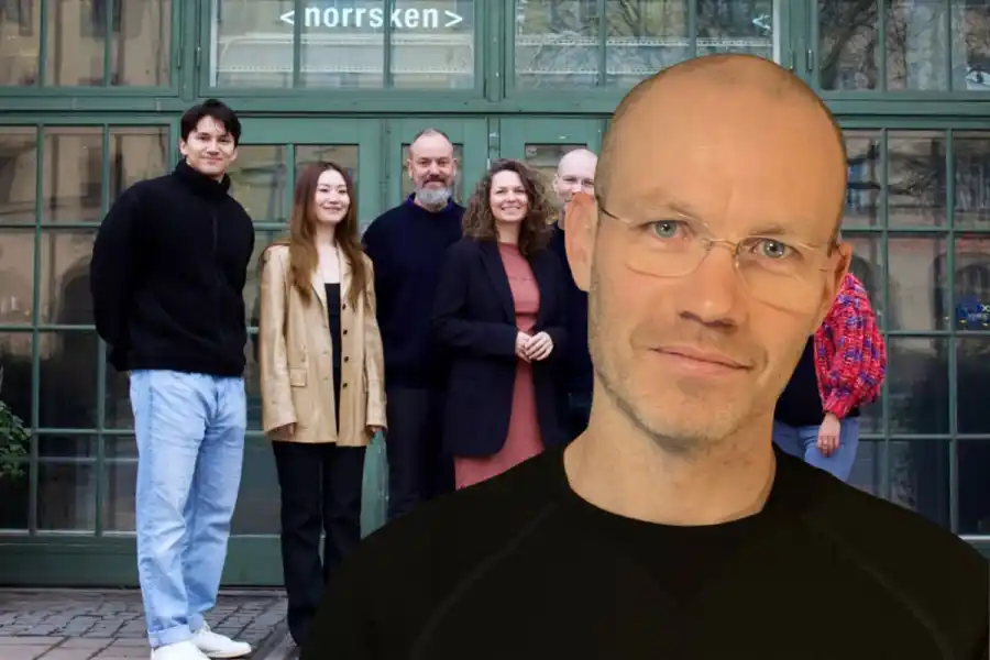 Petter Palander och delar av The Climate Action Agencys team. Foto: pressbilder.