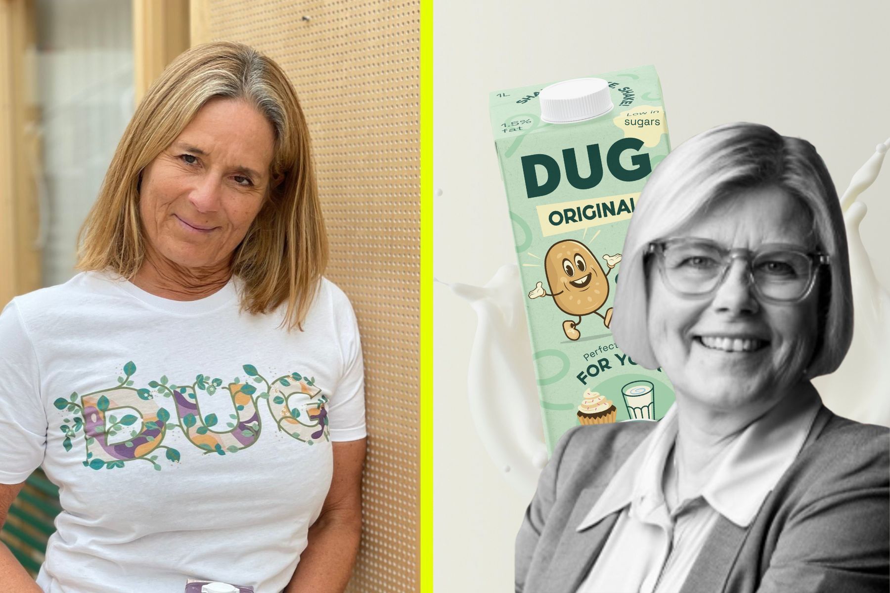 Helene Nielsen, vd på Dug och Ann-Christine Halén på Ackordscentralen. Foto: pressbilder.