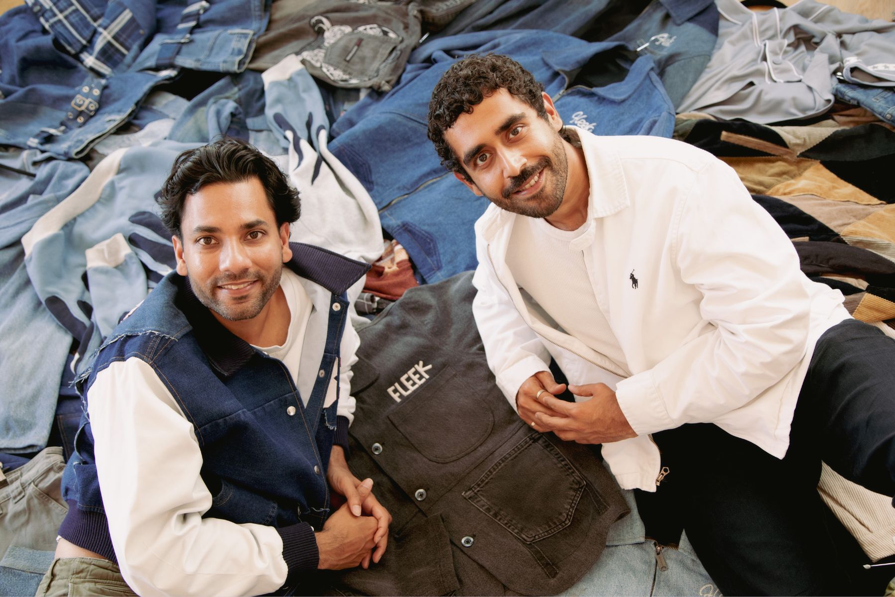 Fleek founders Sanket Agarwal (left) and Abhi Arora. Image supplied