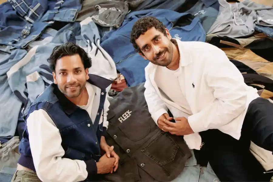 Fleek founders Sanket Agarwal (left) and Abhi Arora. Image supplied