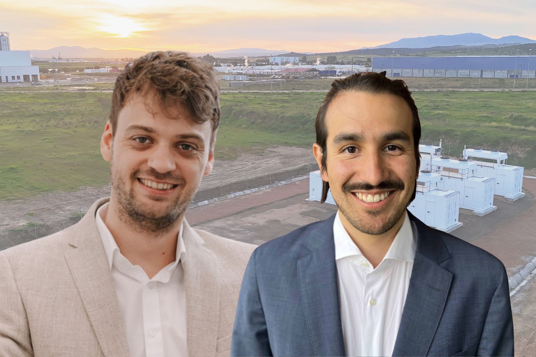 Florian Antwerpen, founder of Antwerpen Ventures (left) and Philip Kessler, co-founder and CEO of TURN2X.