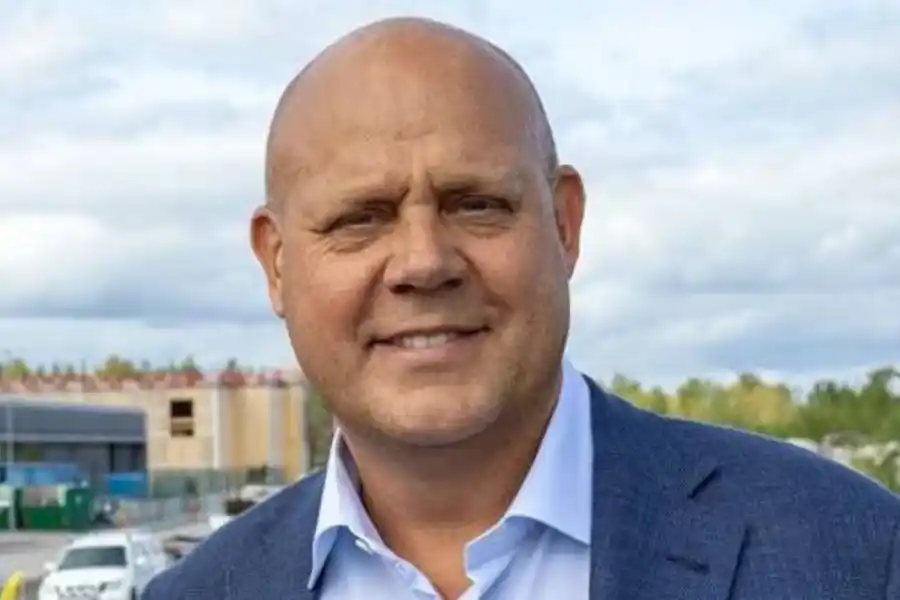 Peter Michelson, vd på Ecodatacenter. Pressbild.