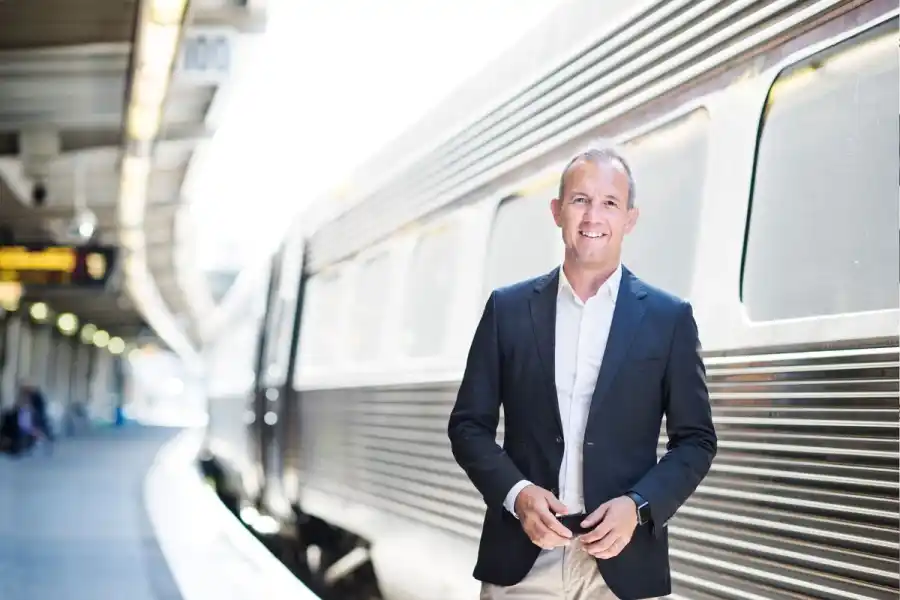 Claes Lindholtz, kommunikationsdirektör på SJ. Foto: Pressbild/Anna Rut Fridholm.