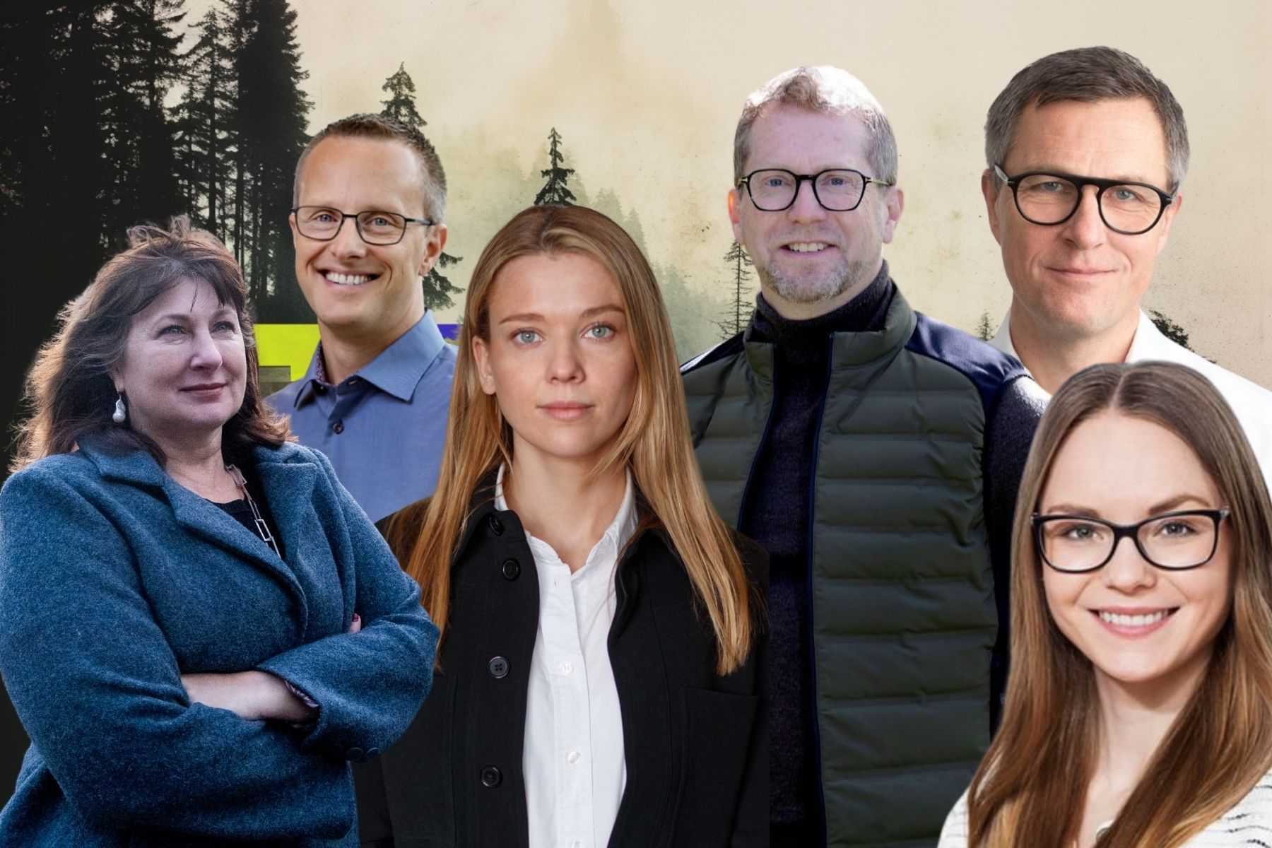 Ett urval av personerna i artikeln. Foto: Pressbilder / TT (montage).