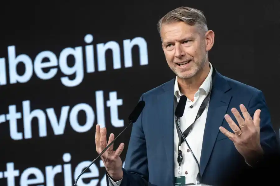 Peter Carlsson, vd och grundare för Northvolt. Foto: TT