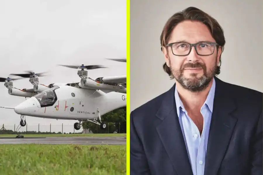 Stuart Simpson, founder and CEO of Vertical Aerospace. Press photos