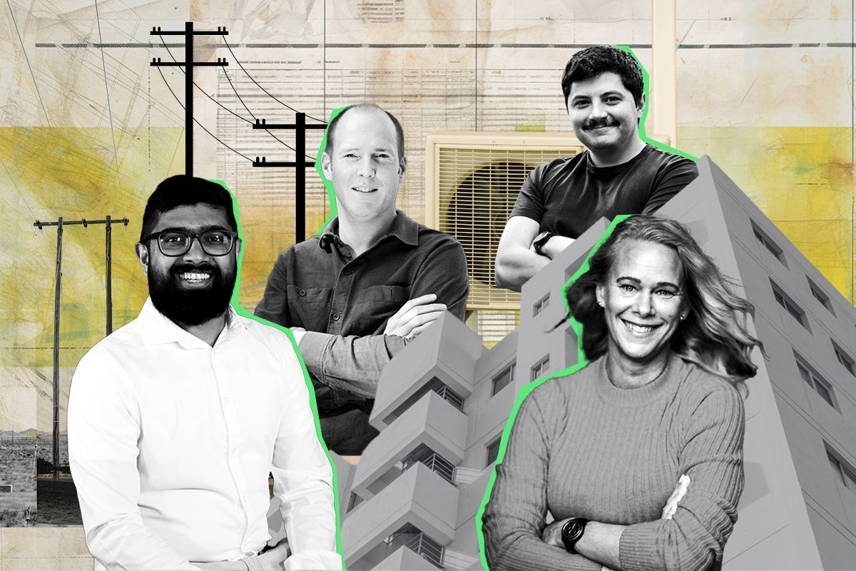 Sajid Athikkay, vd på Dazoq, Anders Kallebo, grundare av Myrspoven, Felipe Gallardo, vd på Southern Lights och Kristin Berg, vd på Mestro. Grafik: Diana Demin.