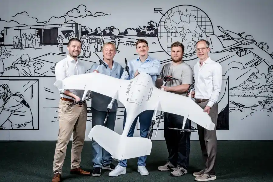Wingcopter founders and management team. Photo: press.