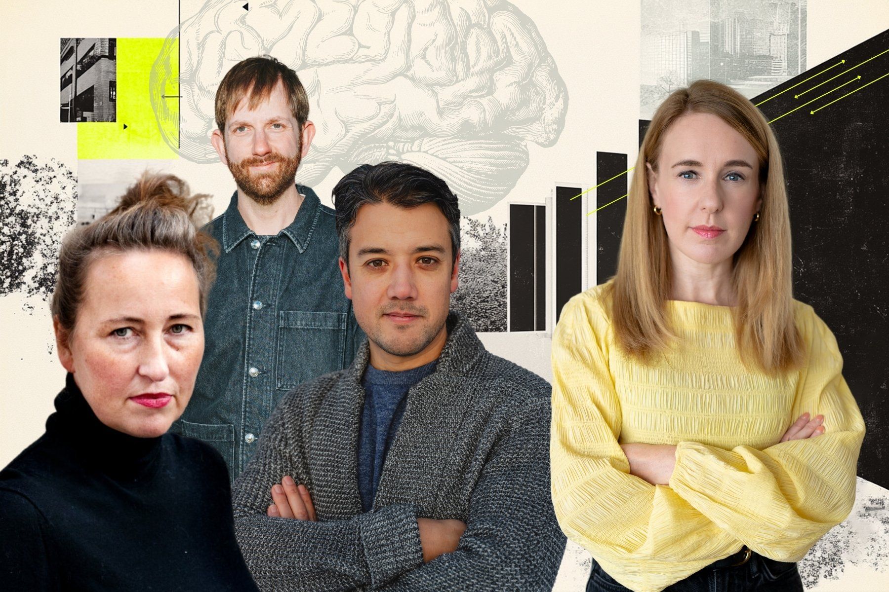 Anna Branten, Thomas Høgenhaven, Amit Paul and reporter Maddy Savage. Photos: press and graphics by Diana Demin, Impact Loop.