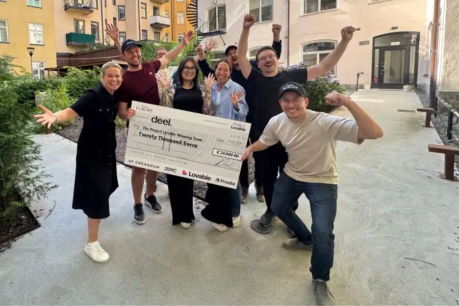 Team Good Omen with Impact Loop in Stockholm. Photo: Jesper Andersson.