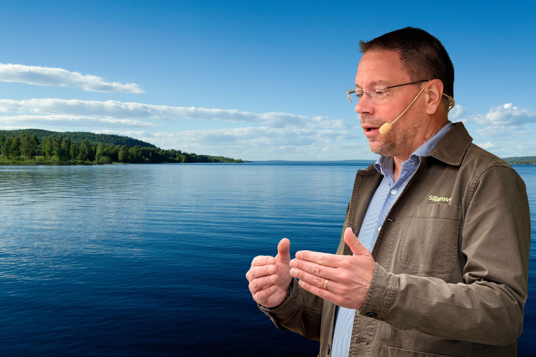 Bengt Östling, vd på Siljansvik. Foto: Diana Demin / Canva (montage).