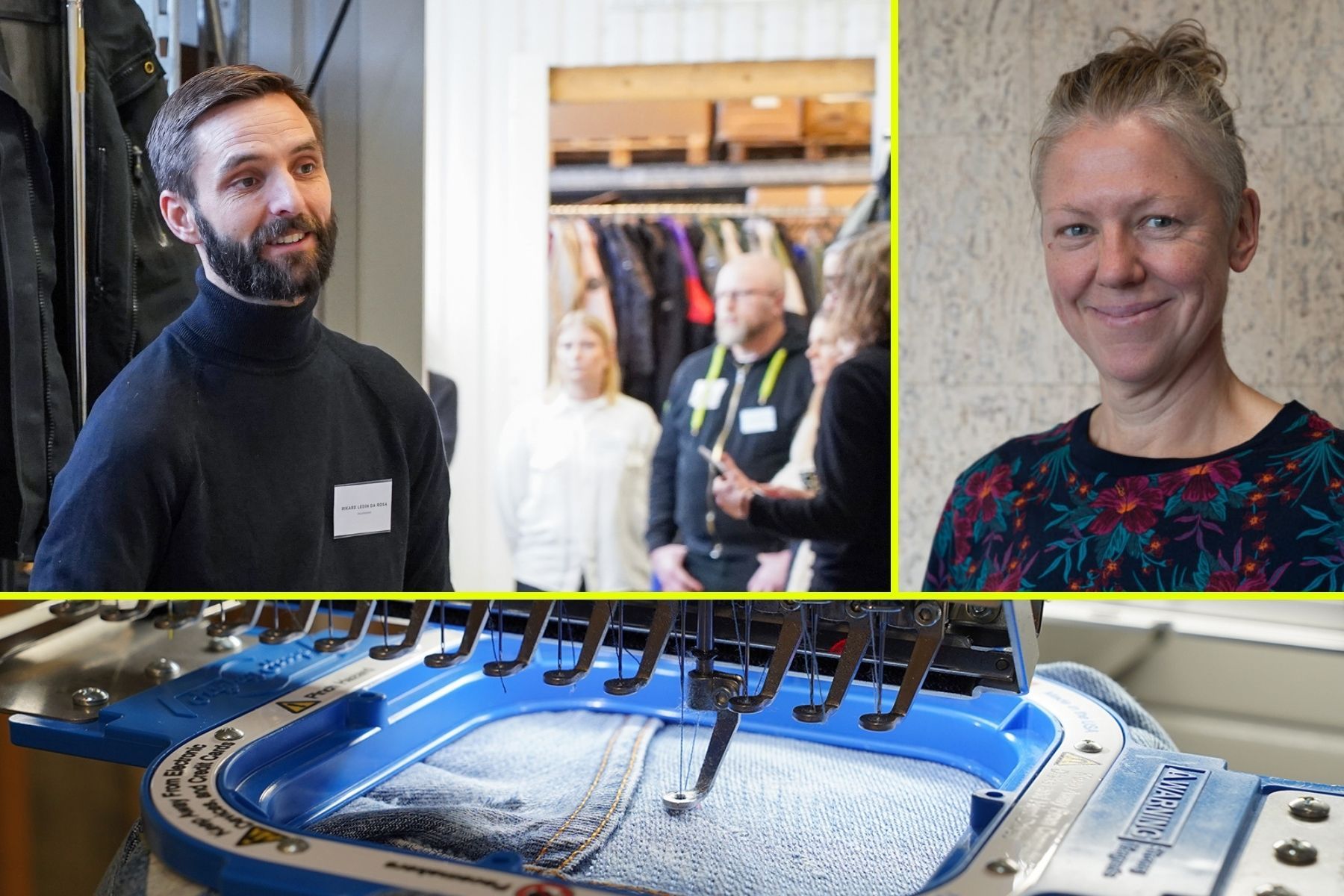 Rikard Ledin Da Rosa, grundare av Recomended, och Susanne Eriksson, projektledare på Wargön Innovation. Foto: Pressbilder.