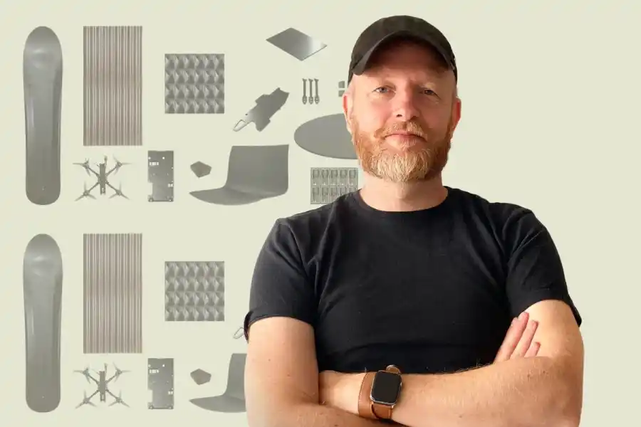 Anders Breitholtz, founder and CEO of Papershell. Photo: Press images (composite).