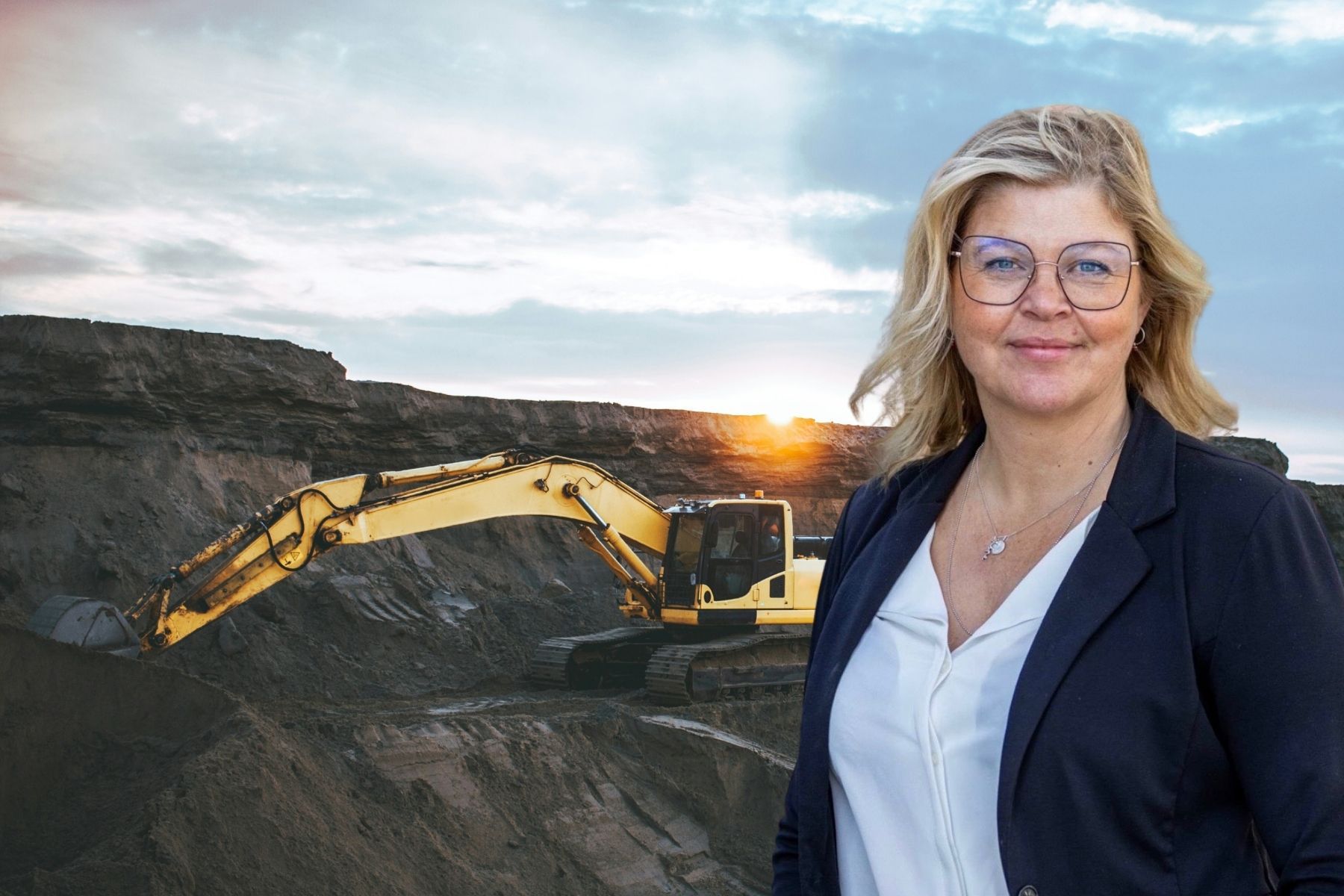 Therese Kärngard (S), kommunstyrelsens ordförande i Bergs kommun. Foto: Henrik Hedman och Unsplash (kollage)