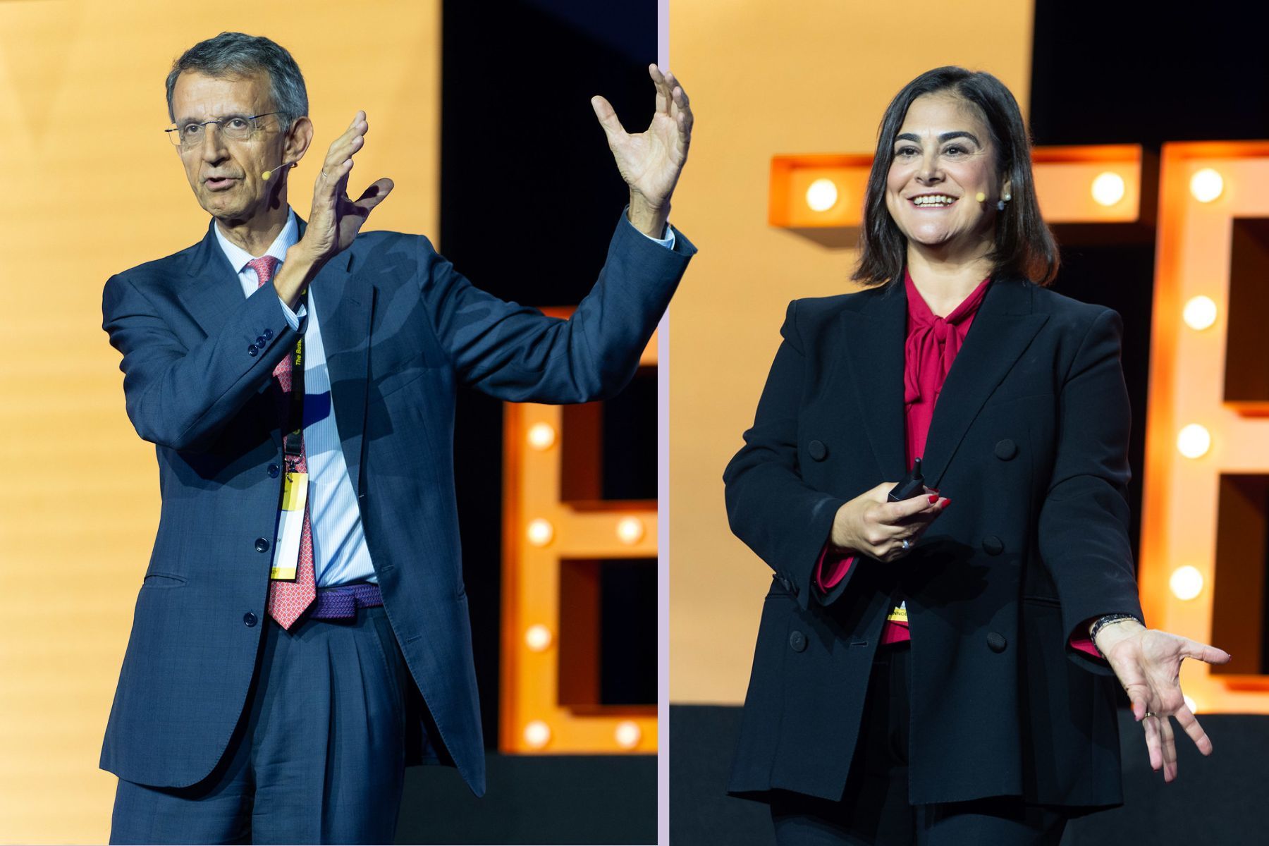 Diego Pavia, CEO of InnoEnergy, and Elena Bou, Innovation Director, InnoEnergy. Photo: The Business Booster by InnoEnergy.