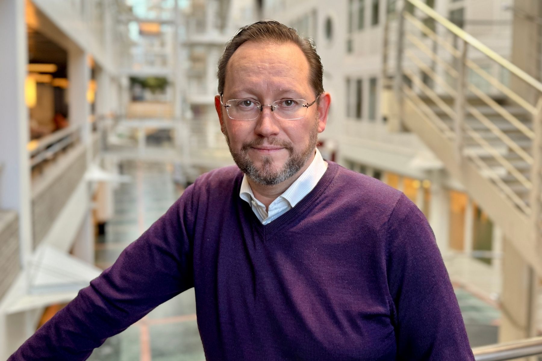 Siimon Vaske, ansvarig för Trio Impact Invest. Foto: Andreas Jennische.