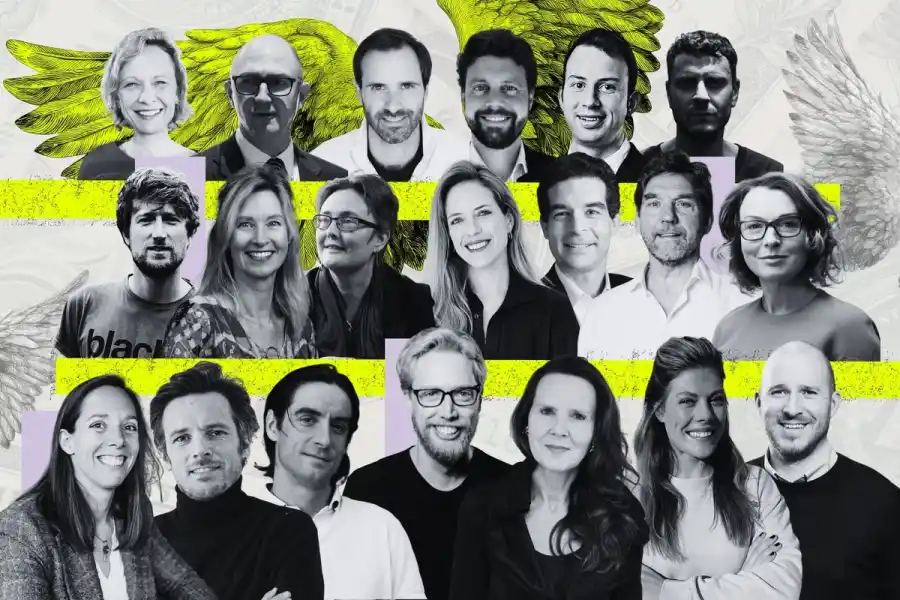 Some of the angel investors in Impact Loop's deep dive. Photos: press/personal and graphics by Impact Loop