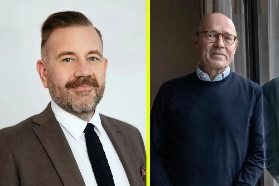 Jens Bruno, ny CFO på Polarium, och Harald Mix. Foto: Pressbilder.