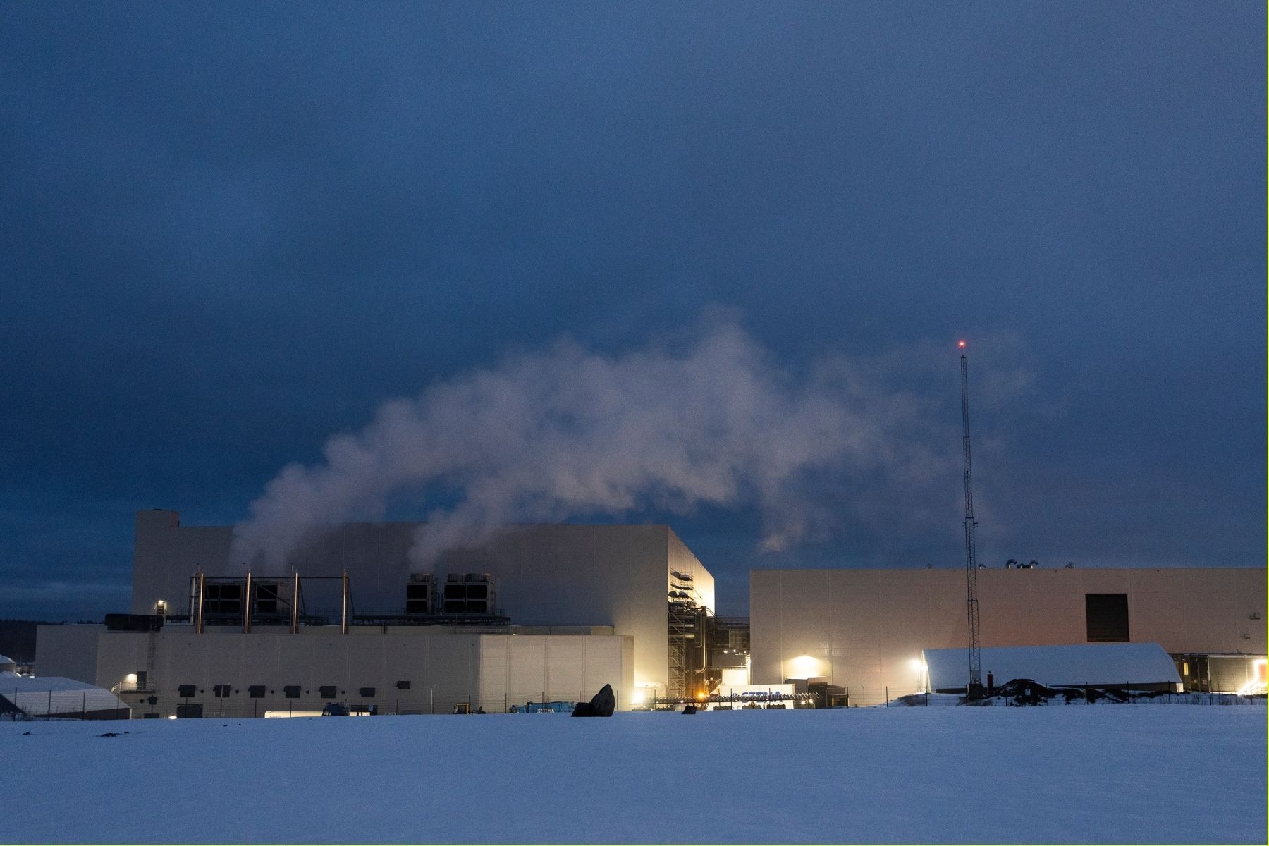 Northvolts fabrik i Skellefteå. Foto: TT