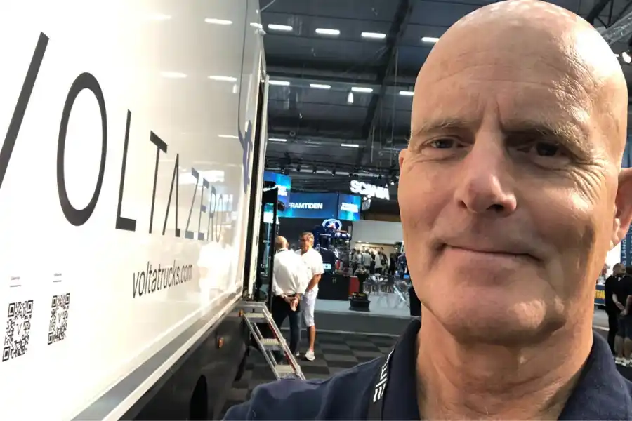 Kjell Walöen, medgrundare Volta Trucks. Foto: privat.