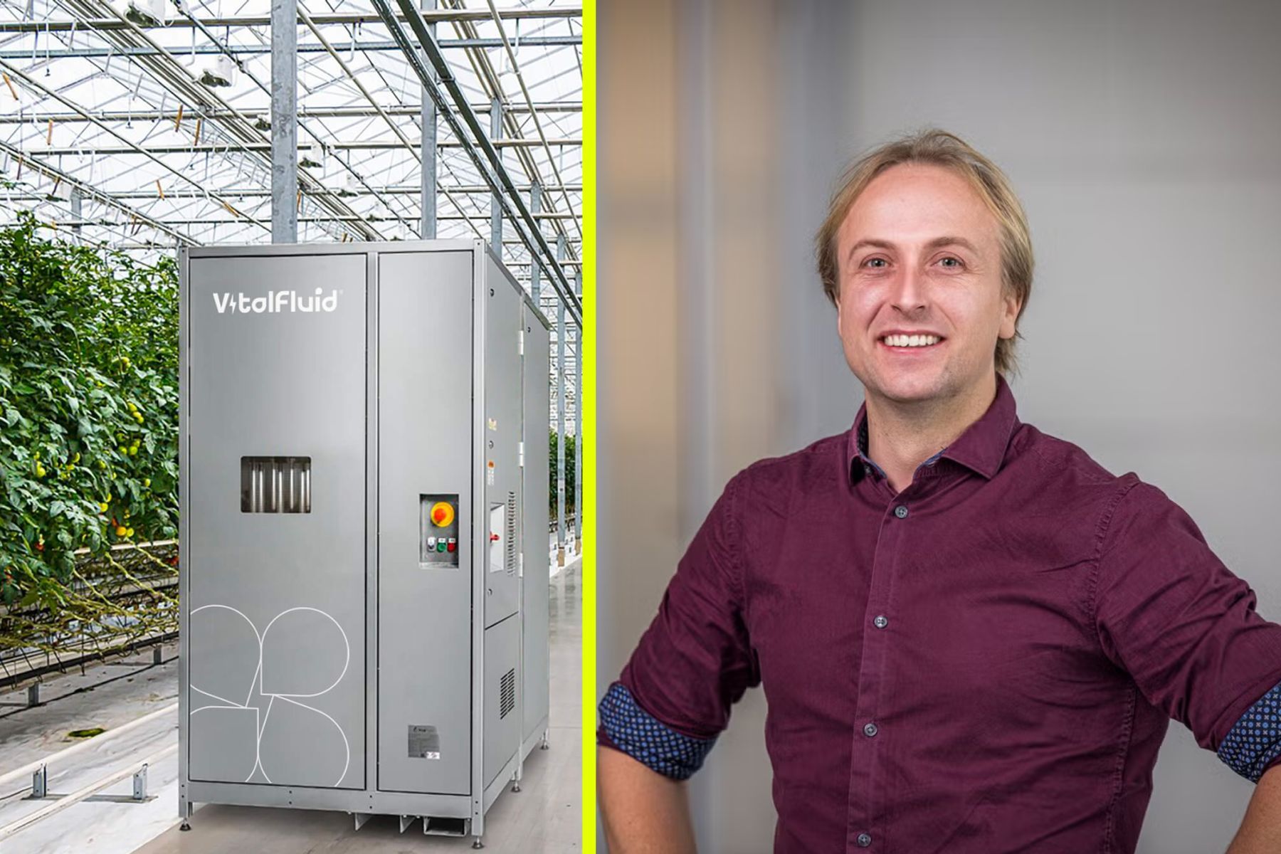 VitalFluid co-founder Polo van Ooij. Press photos.