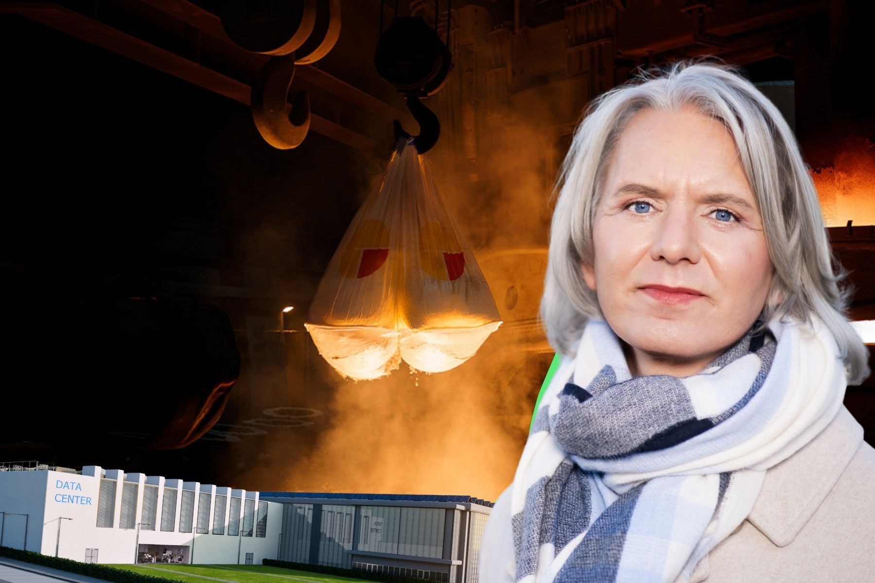 Sonya Fielding, vd för SMA Mineral. Foto: pressbilder (montage)