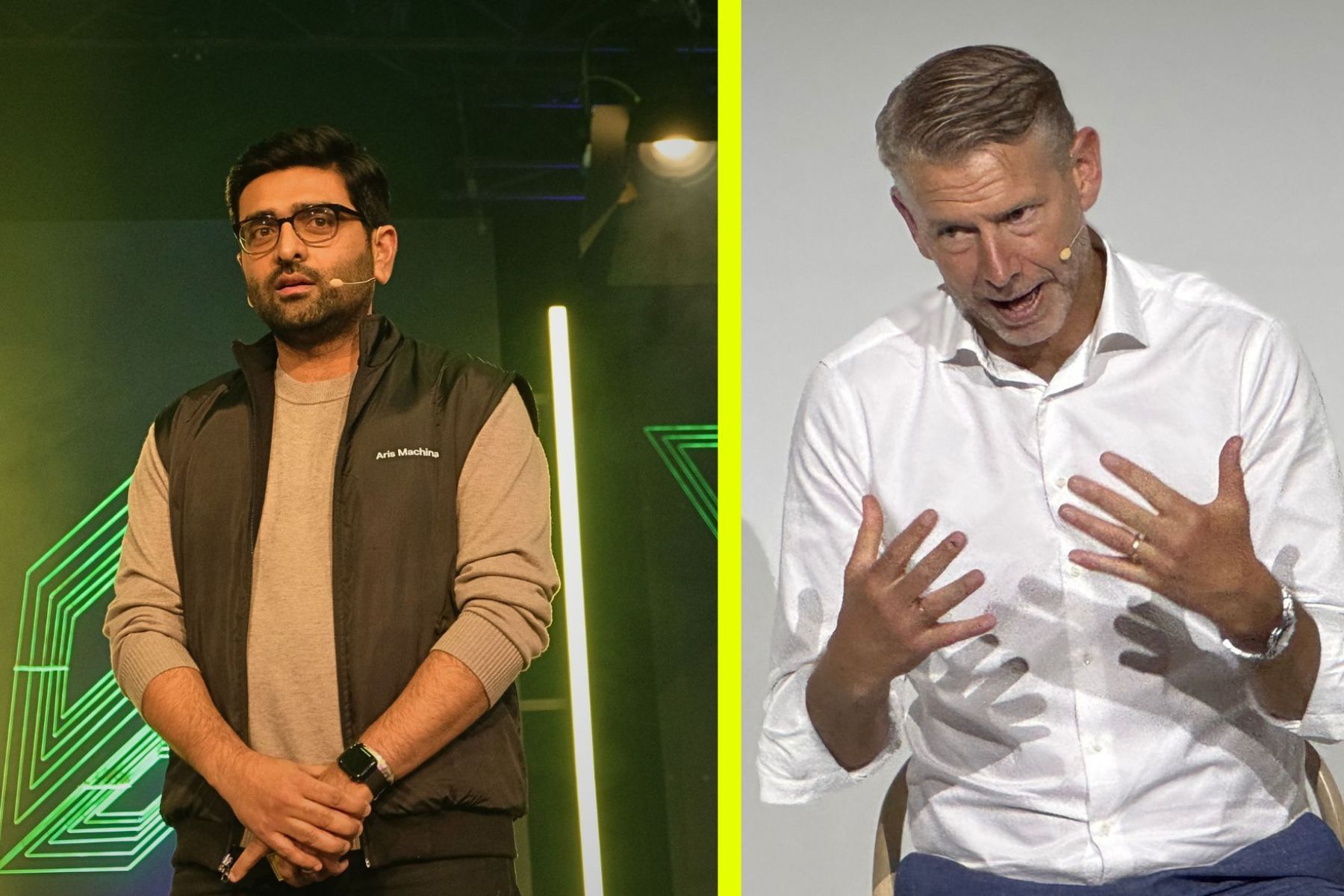 Siddharth Khullar och Peter Carlsson. Foto: Siôn Geschwindt / Impact Loop.