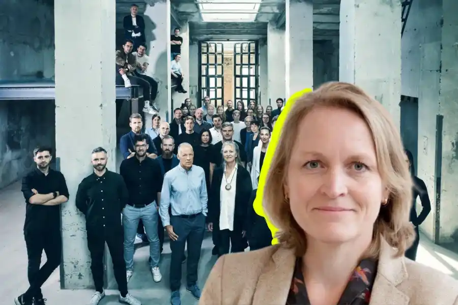 Teamet på Sprind och Anna Bergstrand, på Vinnova. Foto: Pressbild.