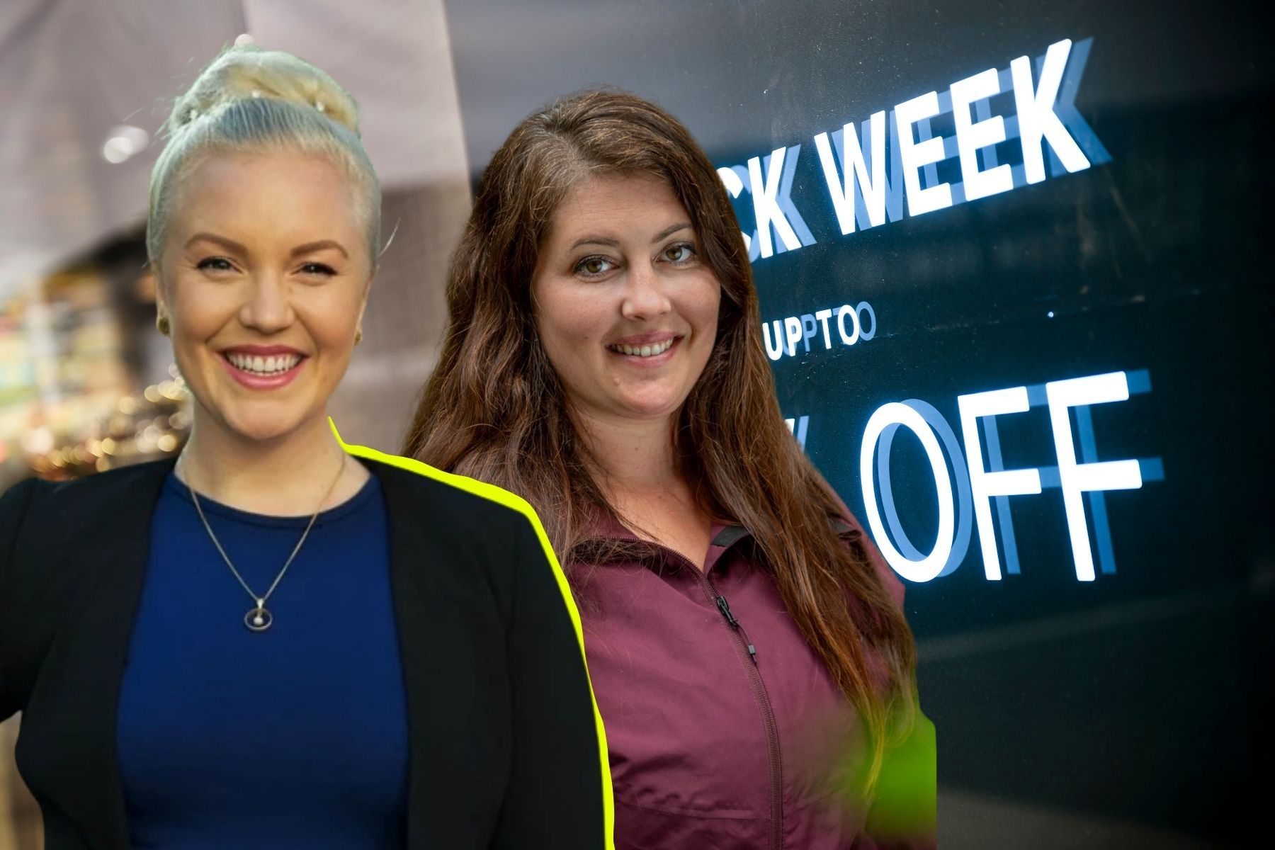 Alexandra Davidsson och Beatrice Rindevall. Foto: Pressbilder/TT (montage).