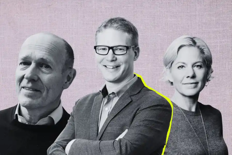 Harald Mix, Dennis Nobelius och Susanna Campbell. Foto: press.